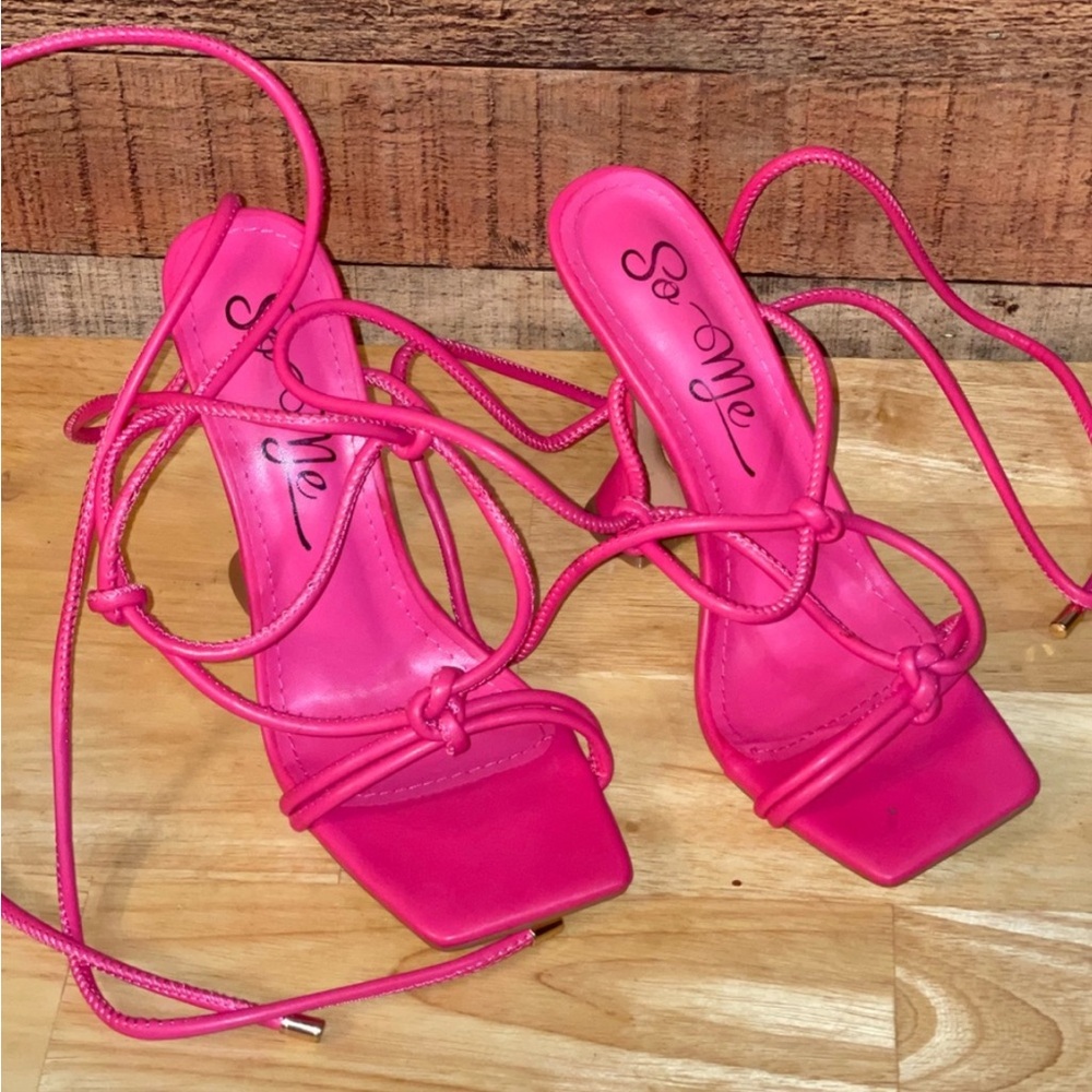 Pink heels